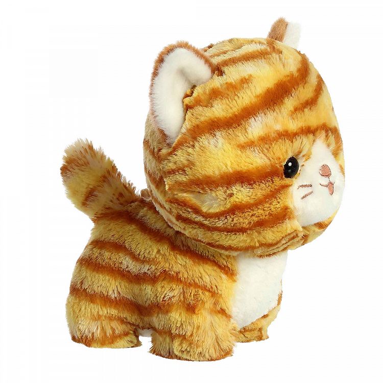 TEDDY PETS Orange Tabby Cat Λούτρινη Γατούλα 18εκ