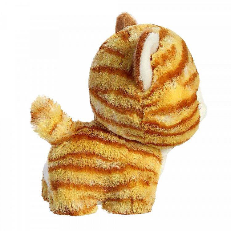 TEDDY PETS Orange Tabby Cat Λούτρινη Γατούλα 18εκ