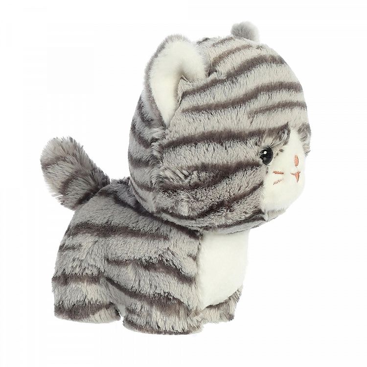 TEDDY PETS Grey Tabby Cat Λούτρινη Γατούλα 18εκ