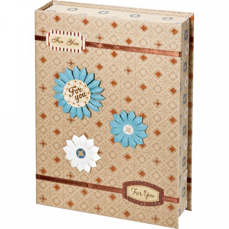 Set Craft Paper Stickers, 8 Sheets, 10X16 cm, VINTAGE