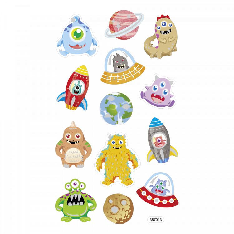 Σετ 25 Αυτοκόλλητα Soft-Stickers ΣΤΟ ΔΙΑΣΤΗΜΑ