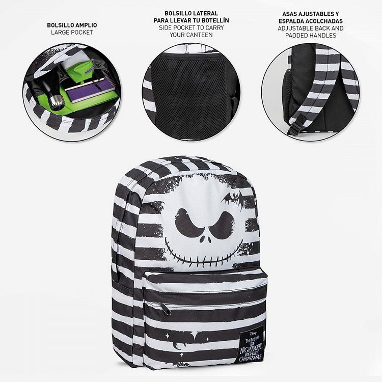 Casual Τσάντα Πλάτης 42εκ DISNEY The Nightmare Before Christmas