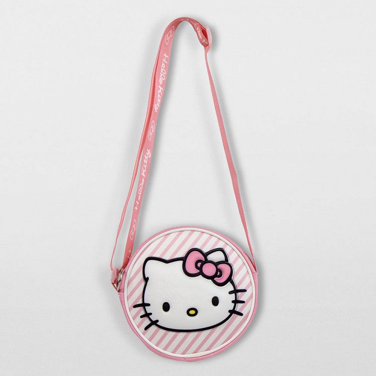 Τσαντάκι Ώμου 3D Στρογγυλό HELLO KITTY