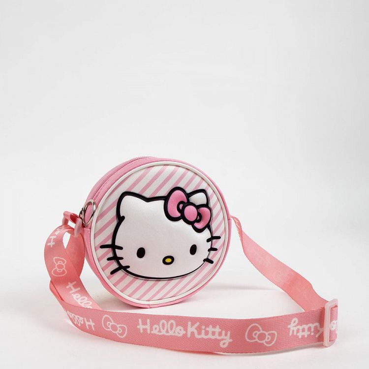Τσαντάκι Ώμου 3D Στρογγυλό HELLO KITTY