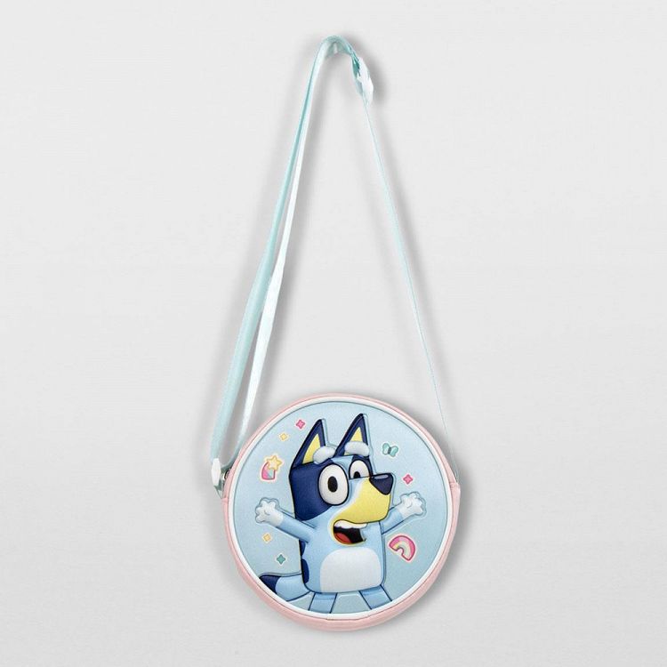 Round-shaped 3D Shoulder Bag 13cm BLUEY