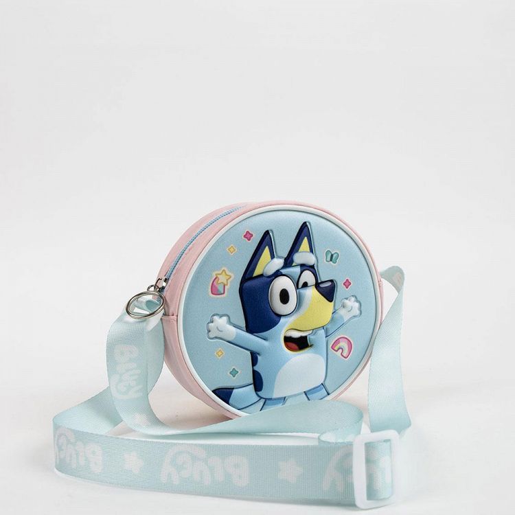 Round-shaped 3D Shoulder Bag 13cm BLUEY