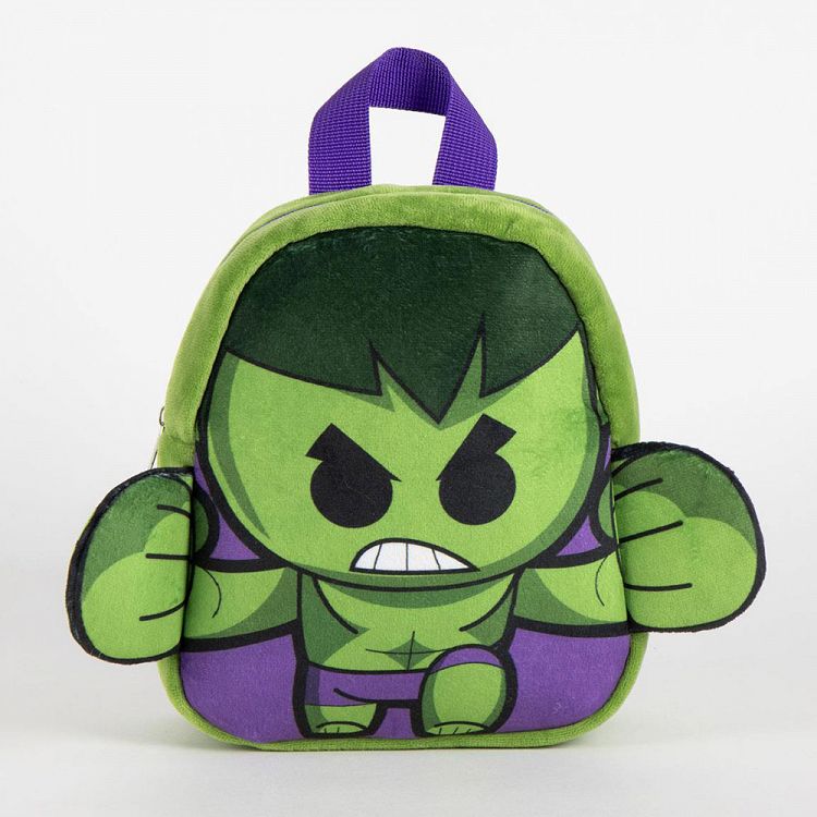 Plush Kindergarten Backpack 22cm MARVEL Avengers Hulk