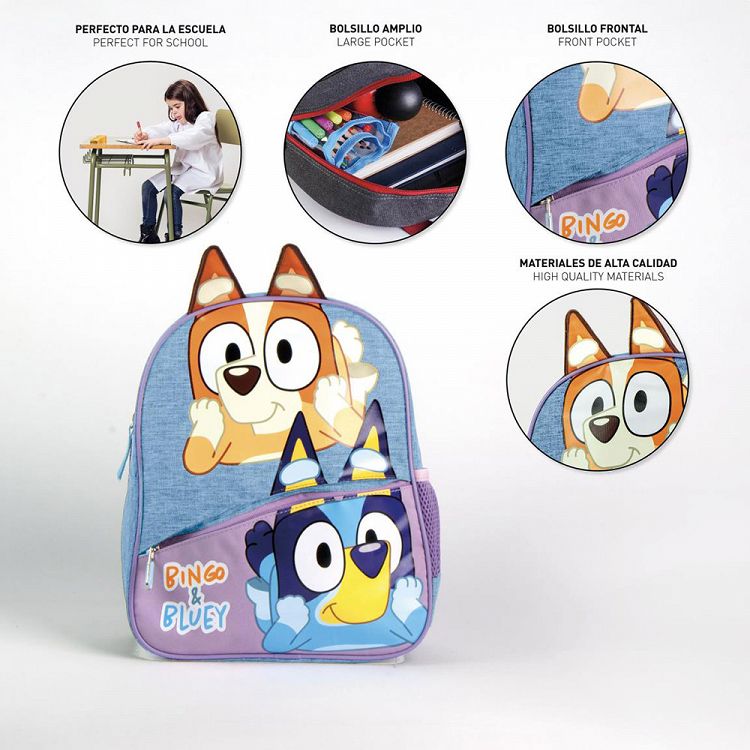 Kids Backpack 30cm with Ears BLUEY