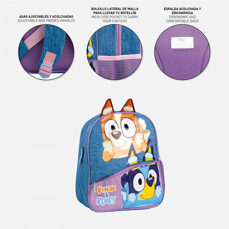 Kids Backpack 30cm with Ears BLUEY