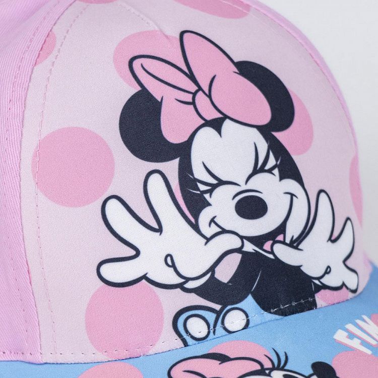 Παιδικό Καπέλο 53εκ [4-8χρ] DISNEY Minnie Mouse με Ροζ Γείσο