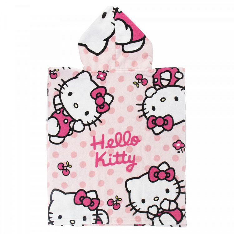 Poncho Towel HELLO KITTY