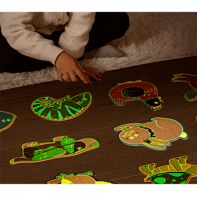 DELI GENIUS Puzzle 89 pcs My Dinosaur Family 4+