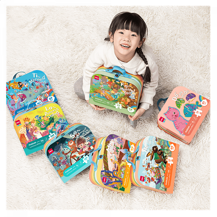 DELI GENIUS Puzzle 89 pcs FA Musical Valey 4+