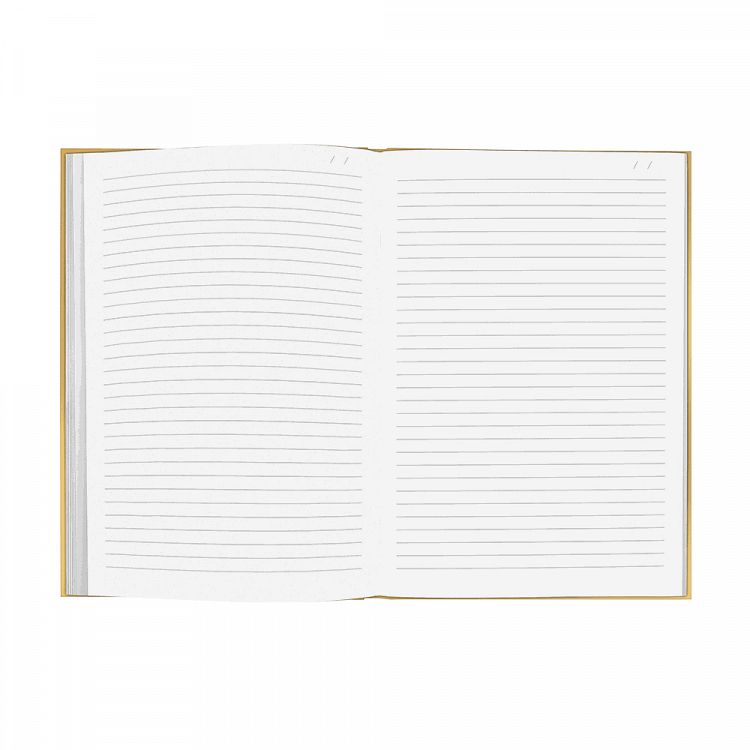 CDA COLORMAT-X Lined Notebook A5/15X21 120 sheets Yellow