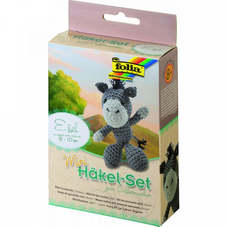 Mini Felt Sewing Set, Donkey