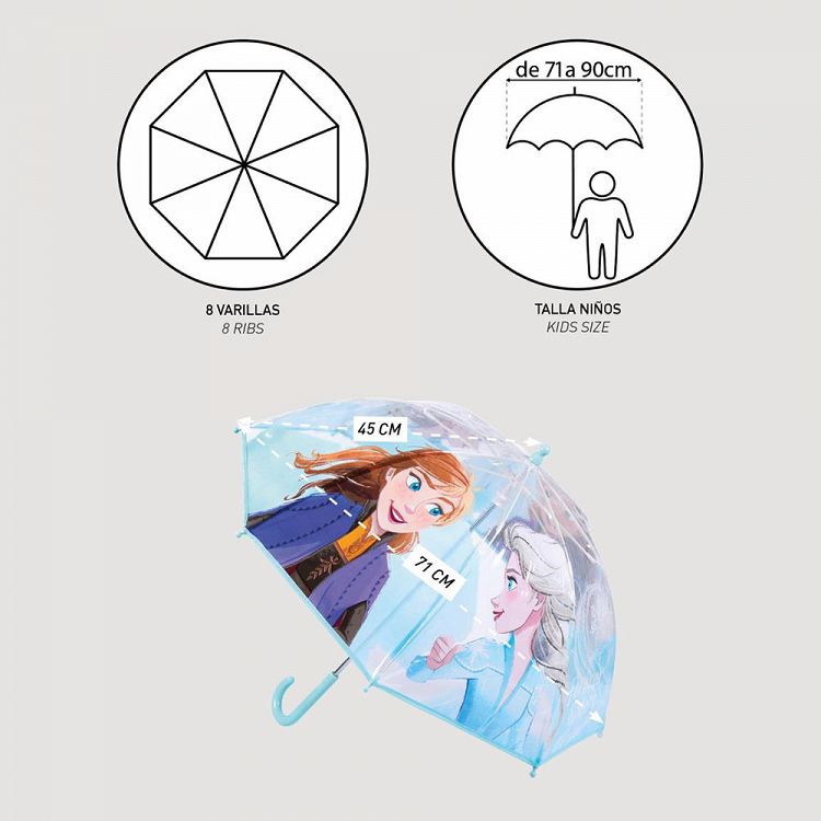 Ομπρέλα Φούσκα PVC 45εκ με άνοιγμα 71εκ DISNEY Frozen 2