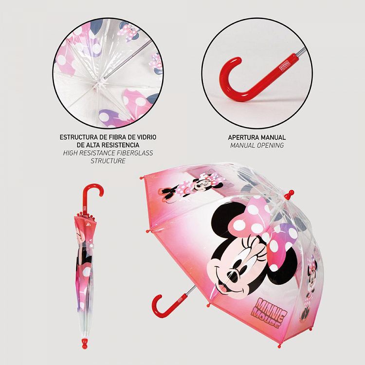 Umbrella Bubble 45cm Φ71cm DISNEY Minnie Mouse