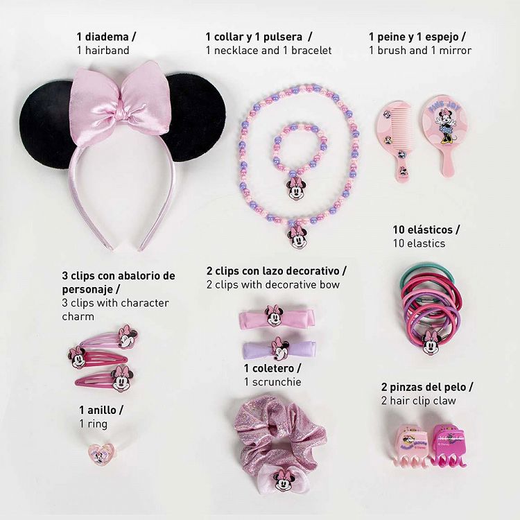24 pieces Beauty Set DISNEY Minnie Mouse