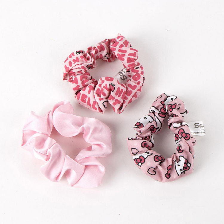 Hair Accessories Scrunchies 3pcs HELLO KITTY