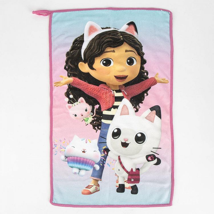 Transparent PVC Toiletry Bag with Hair-brush & Towel GABBY´S DOLLHOUSE
