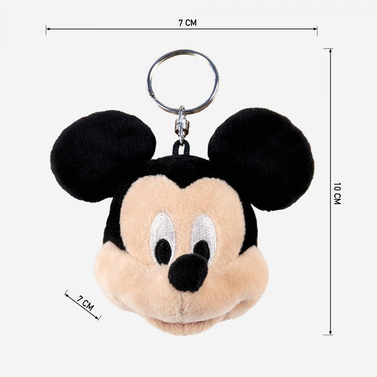 Keyring Soft Toy 10cm/4in DISNEY Mickey