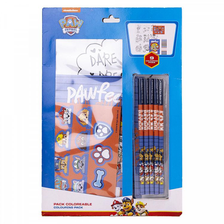 Colouring Stationery Set 8pcs PAW PATROL