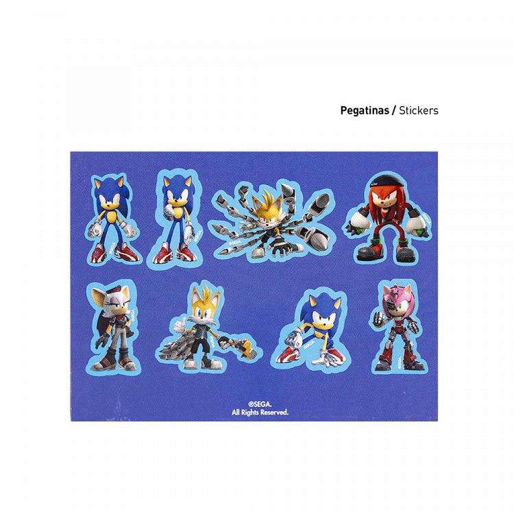 Colouring Stationery Set 8pcs SONIC Prime