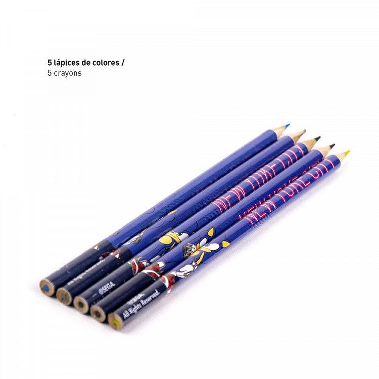 Colouring Stationery Set 8pcs SONIC Prime