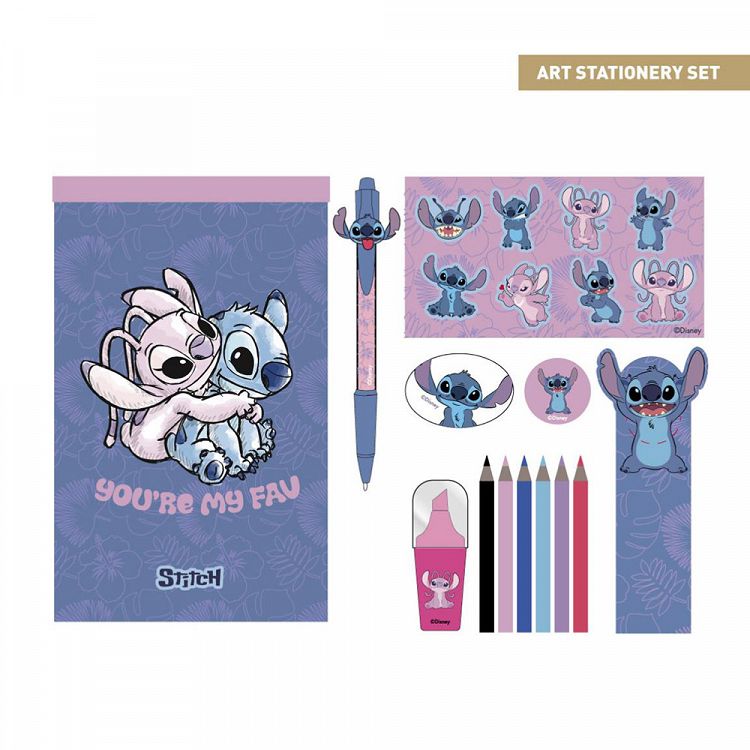 Σετ Δώρου με Είδη Γραφής DISNEY Lilo & Stitch Stitch & Angel