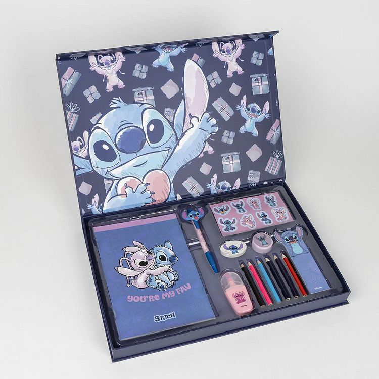 Σετ Δώρου με Είδη Γραφής DISNEY Lilo & Stitch Stitch & Angel
