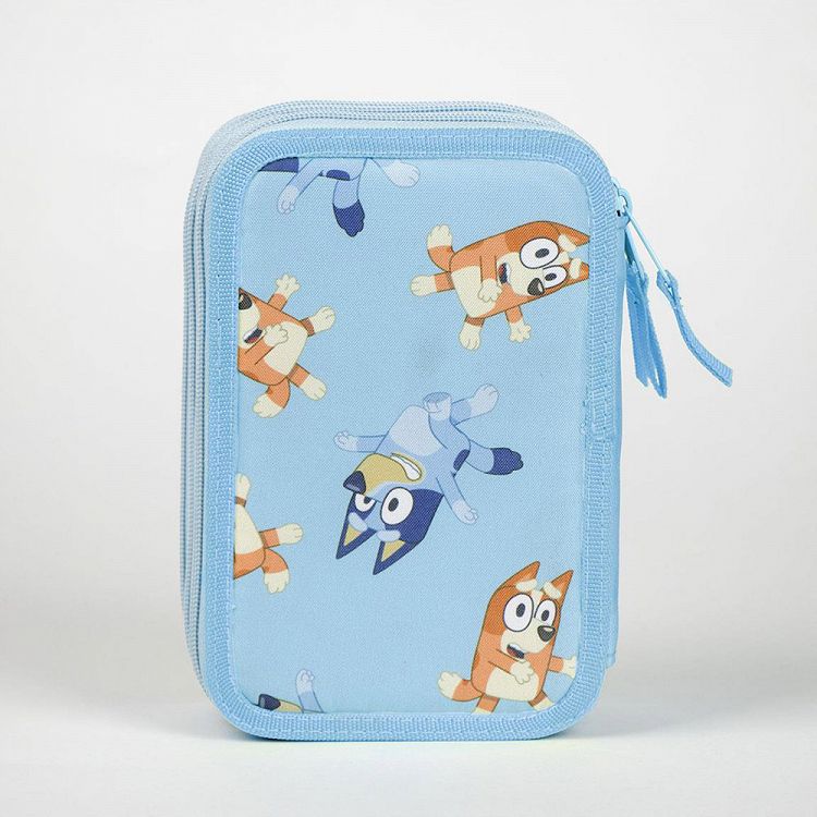 Triple Rectangular Pencil Case BLUEY