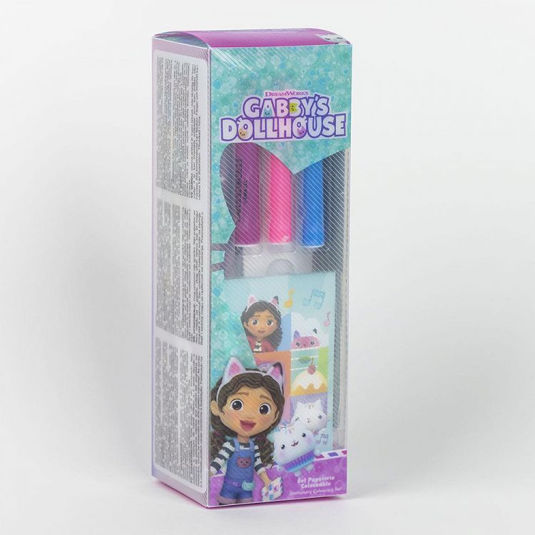 Box with Colouring Stationery Set 16pcs GABBY´S DOLLHOUSE