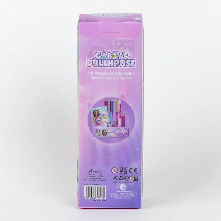 Box with Colouring Stationery Set 16pcs GABBY´S DOLLHOUSE