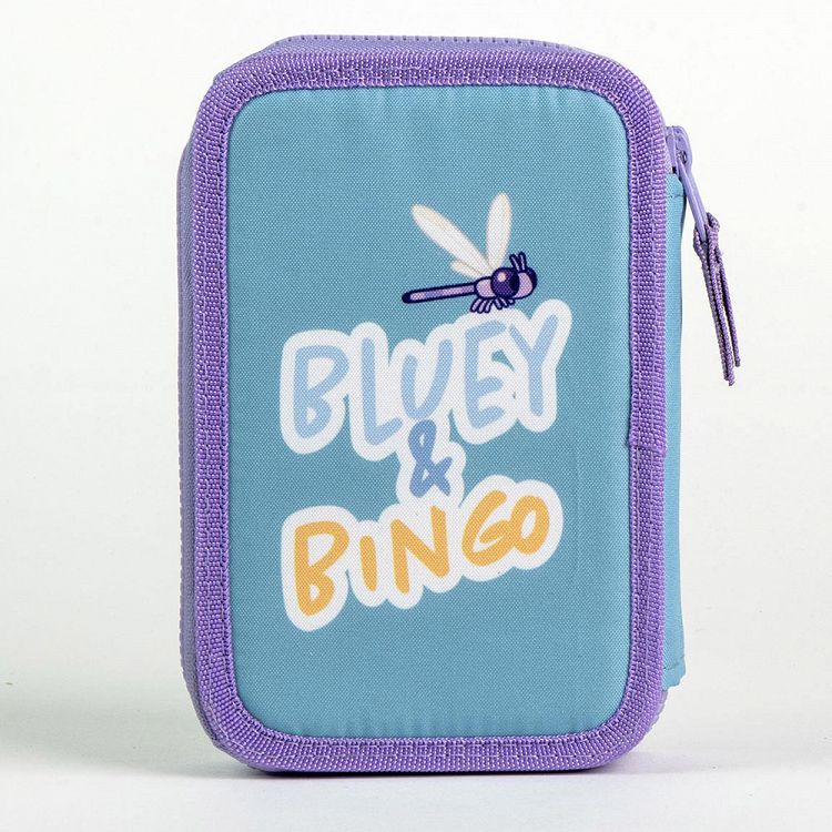 Double Pencil Case with Accessories BLUEY