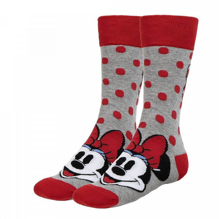 Κάλτσες μεγ. 36-43 [Πακέτο των 3τμχ] DISNEY Minnie Mouse