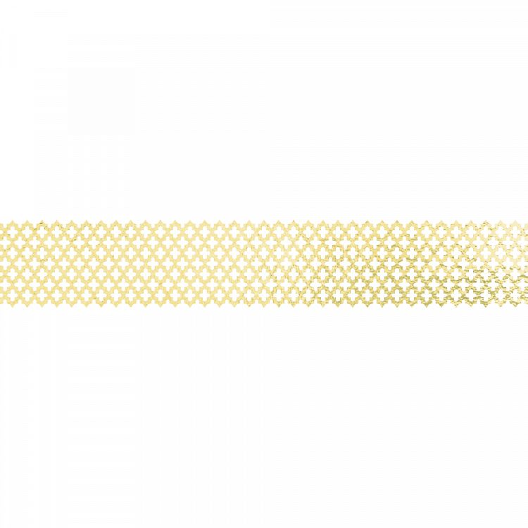 Washi Lace Tape, 2pcs set, Grey / Gold