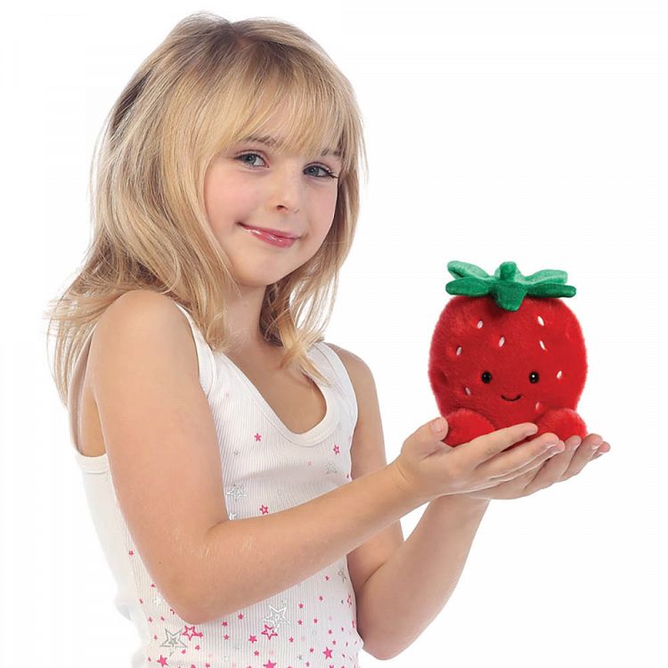 PALM PALS Juicy Strawberry Soft Toy 13cm/5in