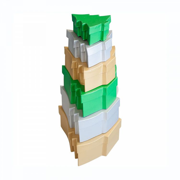 Gift Boxes 6 Colors & sizes FIR TREE
