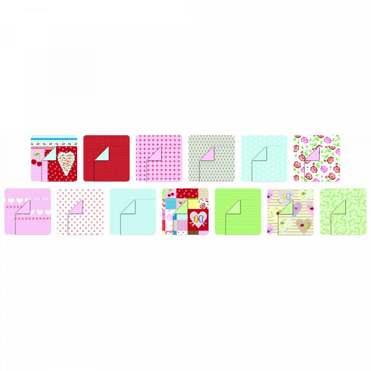 Motif Pad Basics, 24x34 cm, 26 Sheets, Summer