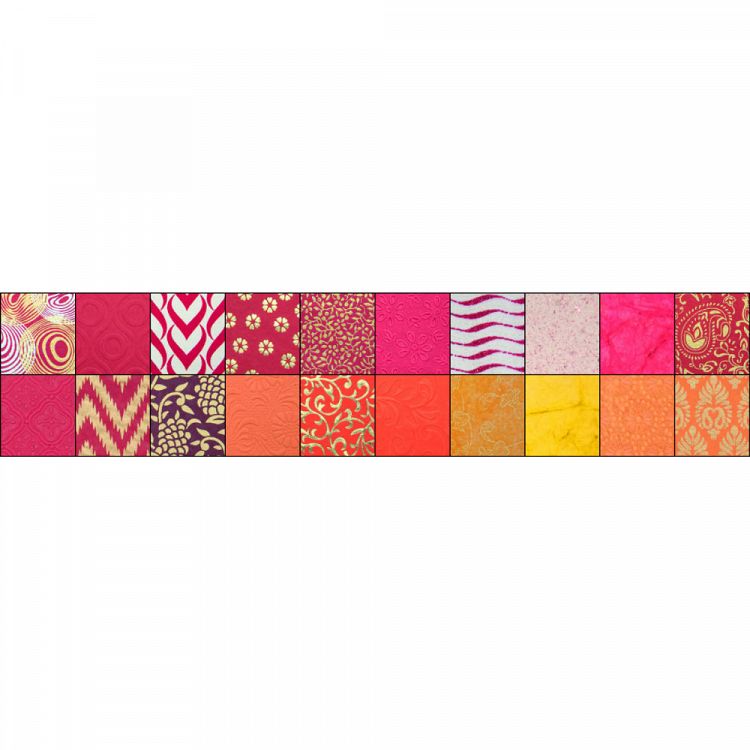 Motif Pad Colours of India, A4/21x29cm, 20sh, Mumbai