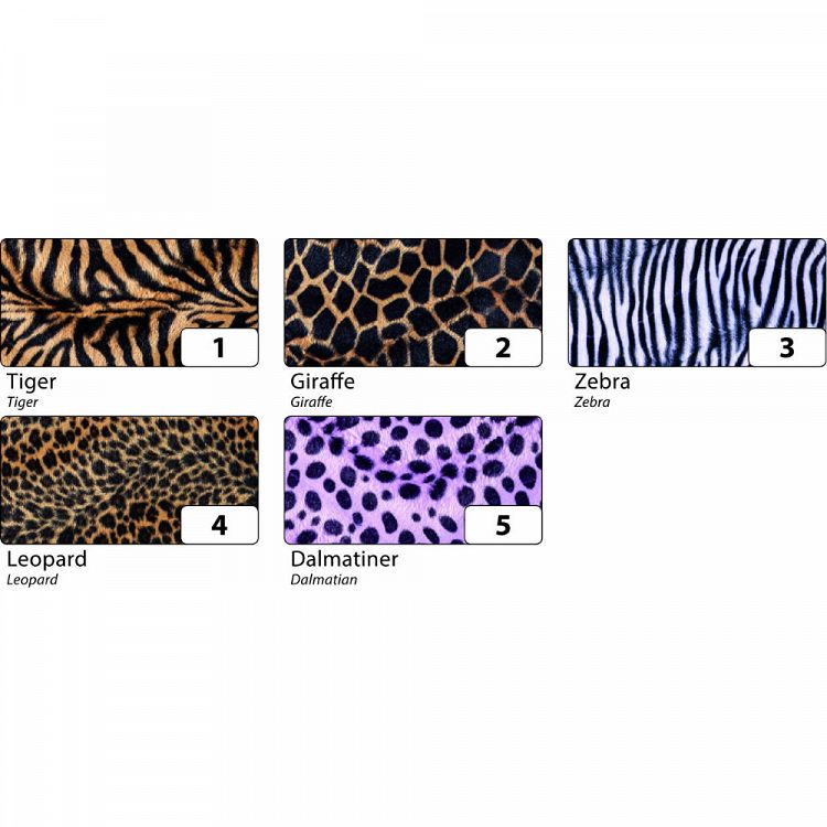 Self-adhesive Fur Plush, 50x70, 5 rolls set