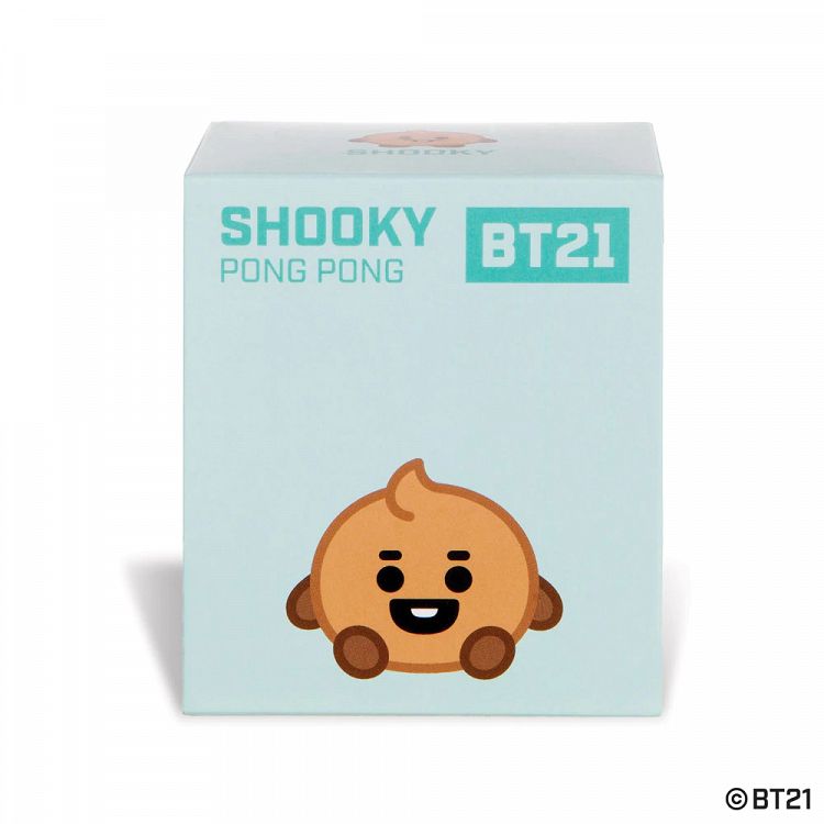 Small Soft Toy in Gift Packaging BT21 Baby Shooky Pong Pong 5cm