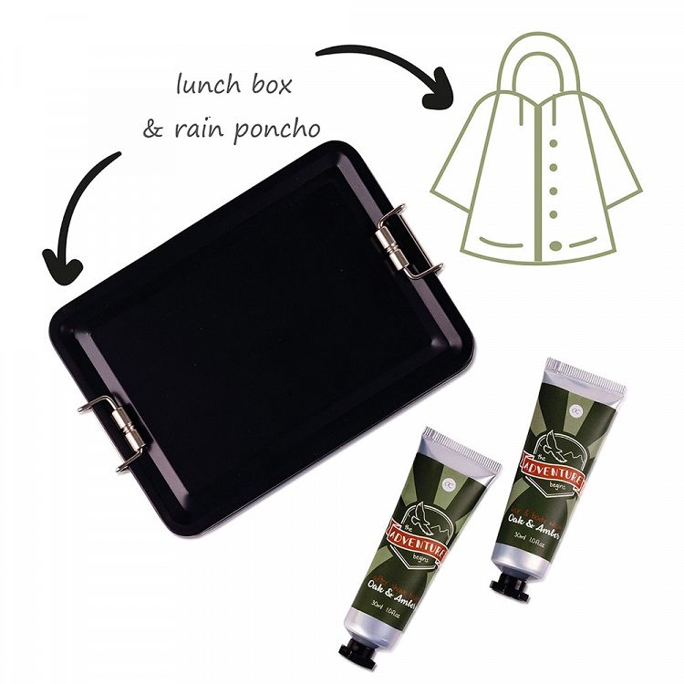 Bath set ADVENTURE COLLECTION in lunch box