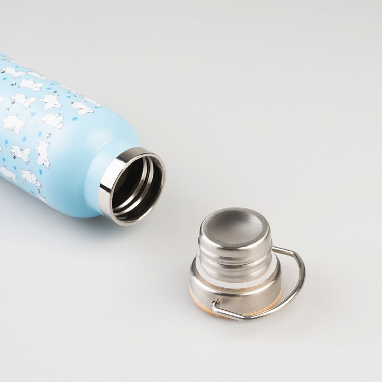 Μεταλλικό Μπουκάλι Θερμός με Λαβή 500ml MOOMIN
