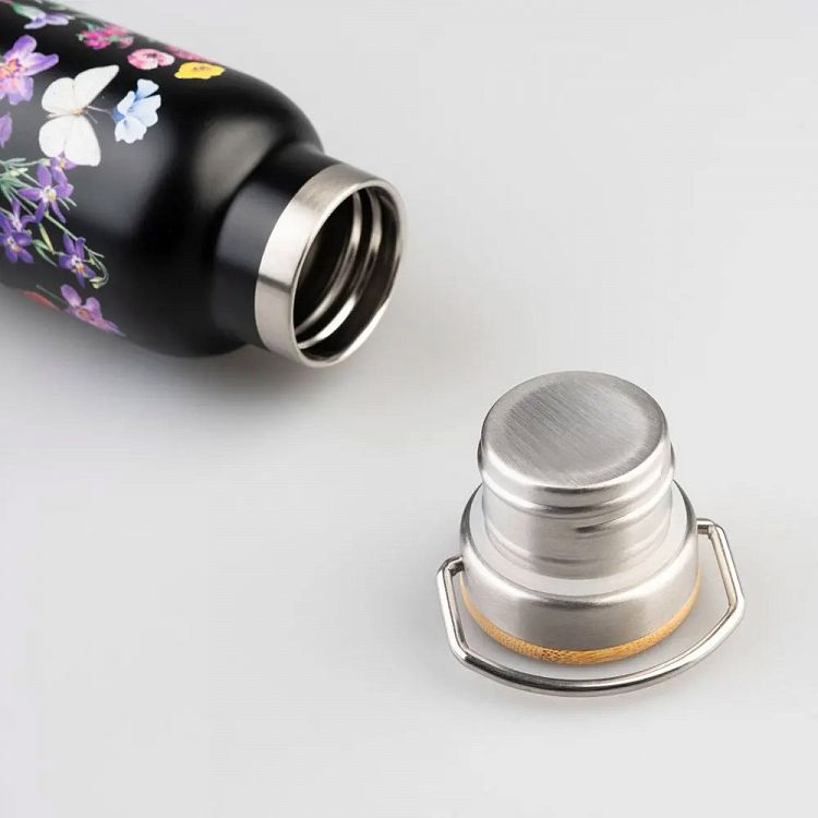 Μεταλλικό Μπουκάλι Θερμός με Λαβή 500ml SLEEPLESS GARDEN