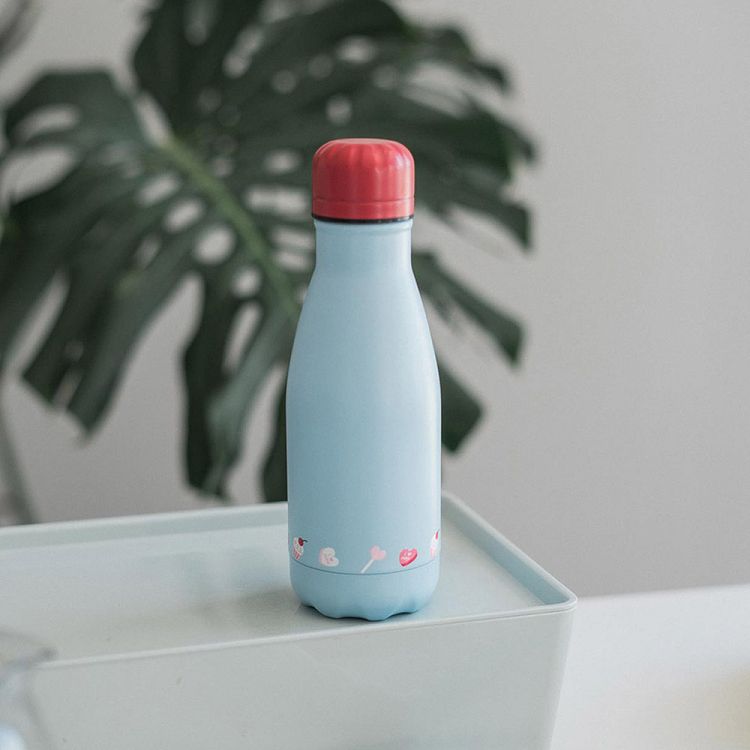 Metallic Bottle Hot&Cold 260ml PUSHEEN Purrfect Love Collection