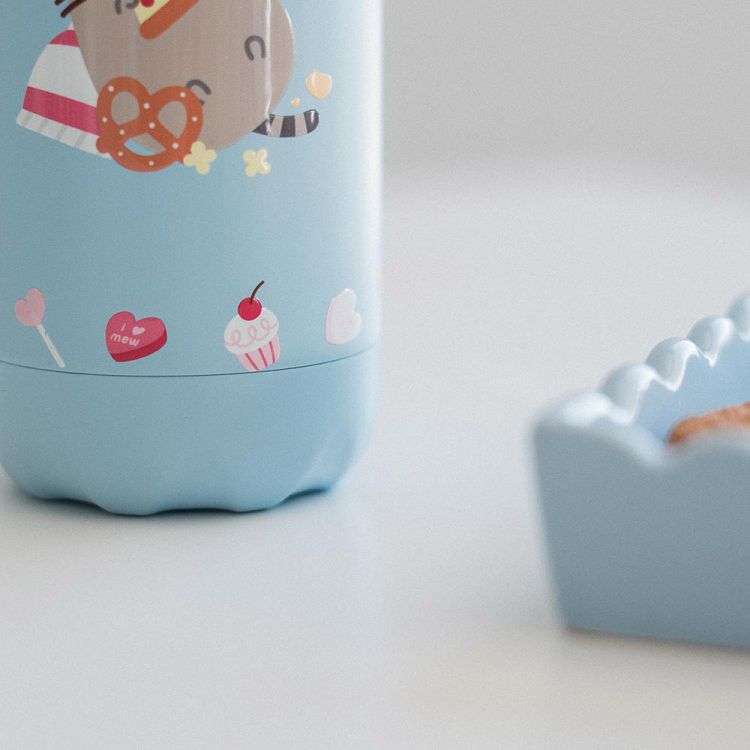 Metallic Bottle Hot&Cold 260ml PUSHEEN Purrfect Love Collection