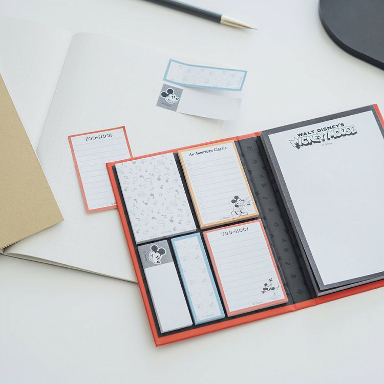 Notepad Α6 with 5 Types of Sticky Notes DISNEY Mickey Classic