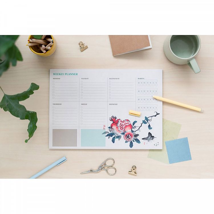 Weekly Planner Notepad A4/21Χ29 cm JAPANESE ART