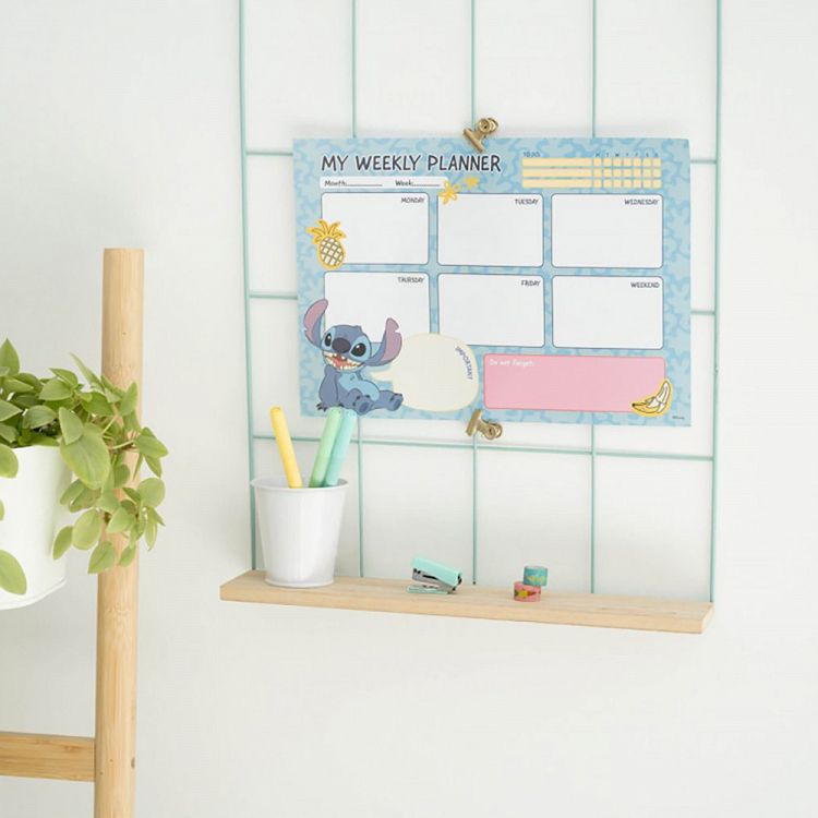 Weekly Planner Notepad A4/21Χ29cm DISNEY Lilo & Stitch Tropical
